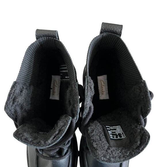 Clarks NEW Orianna Leather Boots in Black Size 7 - Picture 8 of 12